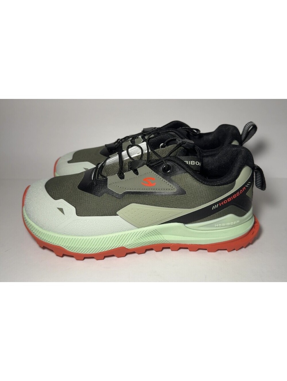 Hobibear Trail Running Sneakers Olive Green Orange Model GST0057 EUR 39
